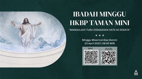 Ibadah Hkbp Taman Mini Minggu April Youtube