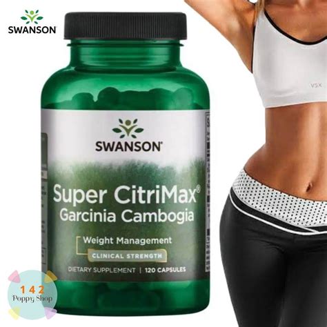 Swanson Best Weight Control Formulas Super Citrimax Garcinia Cambogia 120 Caps Shopee Thailand