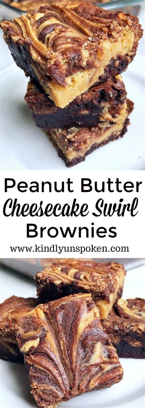 Best Ever Peanut Butter Cheesecake Swirl Brownies Kindly Unspoken