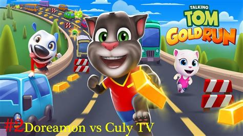 Trò chơi mèo Tom chạy đua ăn vàng Talking Tom Gold Run cu lỳ và