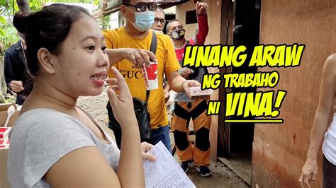 UNANG ARAW SA BAGONG TRABAHO NI VINA YouTube