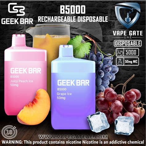 Geek Bar B5000 Rechargeable Disposable Dubai Abu Dhabi Same Day Delivery