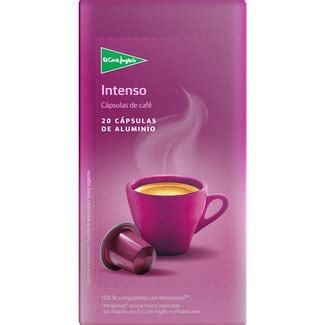 Café Intenso estuche 20 cápsulas compatibles con Nespresso EL CORTE