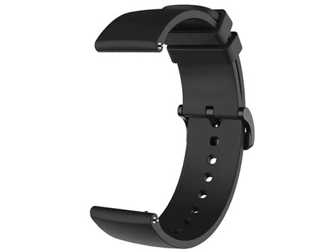 Bracelete Silicone Fivela Para Xiaomi Mi Watch Lite Azul Escuro