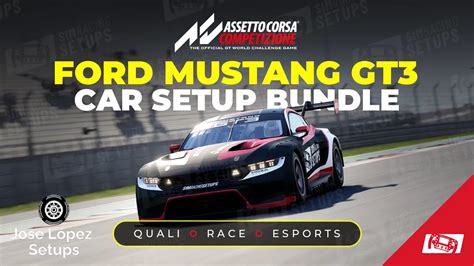 Assetto Corsa Competizione Ford Mustang Gt Setups