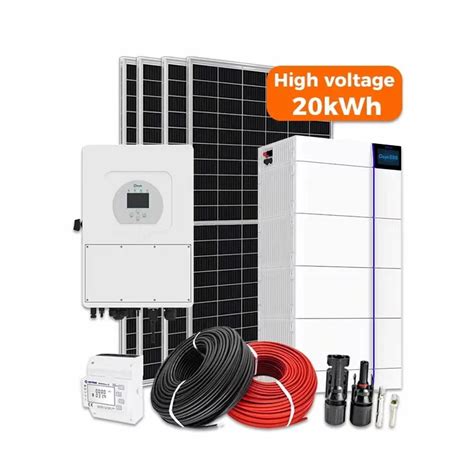 Photovoltaic Complete Set Deye High Voltage 10 Years Warranty Full Package 10000w Hybrid Solar