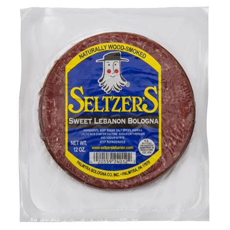 Seltzers Sweet Lebanon Bologna 12 Oz 4 Pack Meadowhillfarms