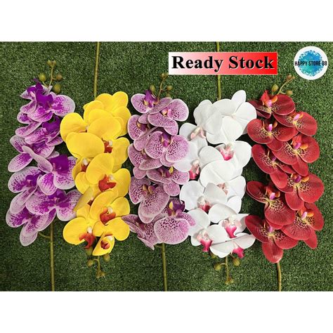 Artificial Orchid Flower Orchid Latex Bunga Orkid Latex Bunga