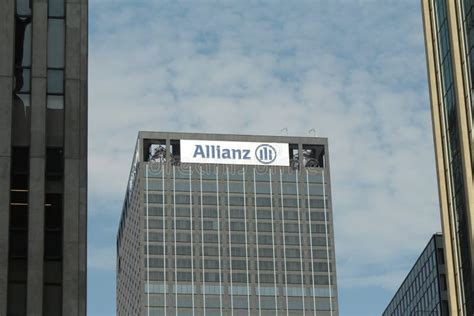 Allianz Global Investors Sign on Office Building in Midtown, Manhattann Editorial Stock Photo ...