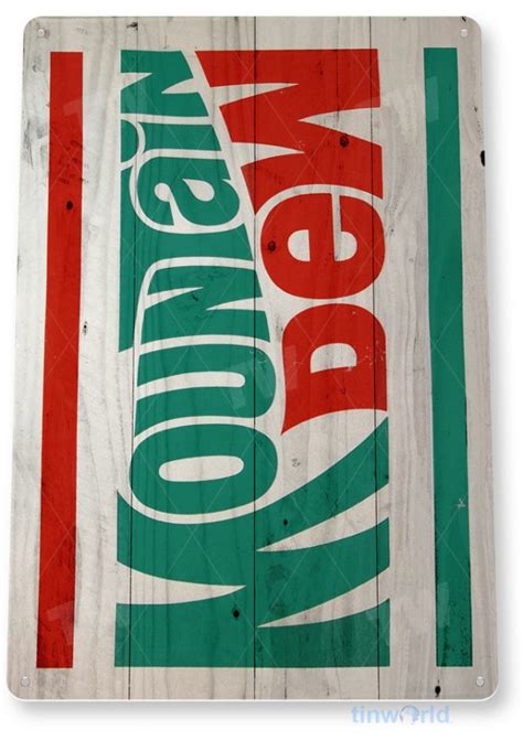 Mountain Dew Sign D067 Tinworld Cola Signs