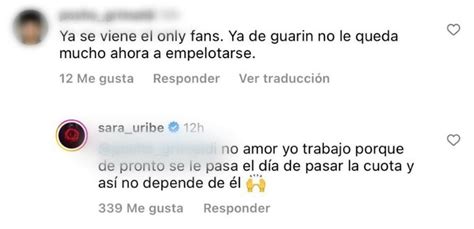 Así respondió Sara Uribe a comentario de que abrirá OnlyFans