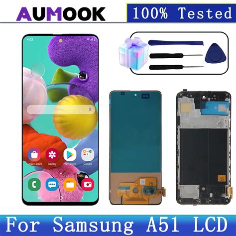 Super Amoled Display For Samsung A51 Lcd Touch Screen Digitizer