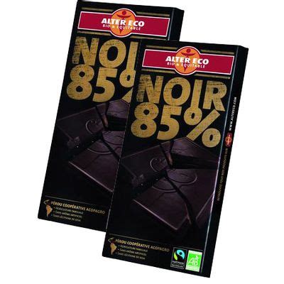 Alter Eco Commerce Equitable Chocolat noir absolu 85 Pérou bio