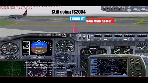 FS2004 Taking Off From Manchester Fs2004 Manchester Msfs YouTube