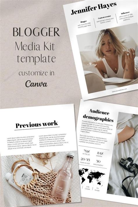 Aesthetic Look Aesthetic Design Media Kit Template Wishes For You