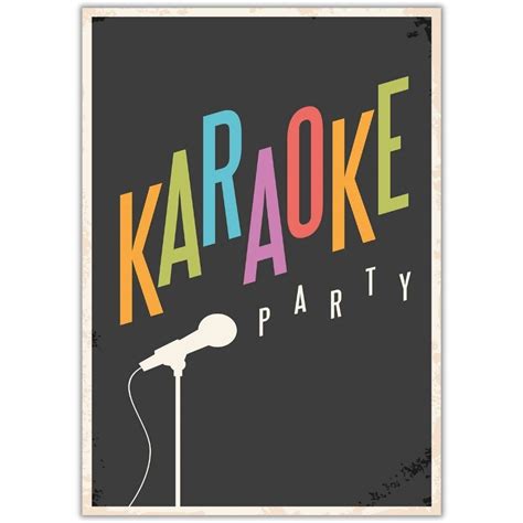 Plakat Music Graphic Karaoke Neoformat