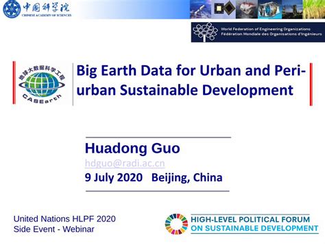 Pdf Big Earth Data For Urban And Peri Urban Sustainable · Big