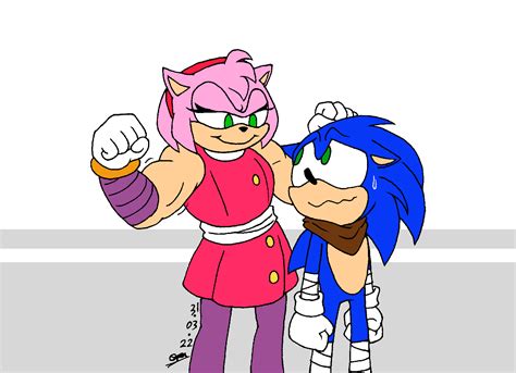 Sonic Boom Big Girl Au Sonamy By Tmntsam On Newgrounds