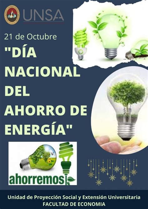 Día Mundial del Ahorro de Energía UNSA