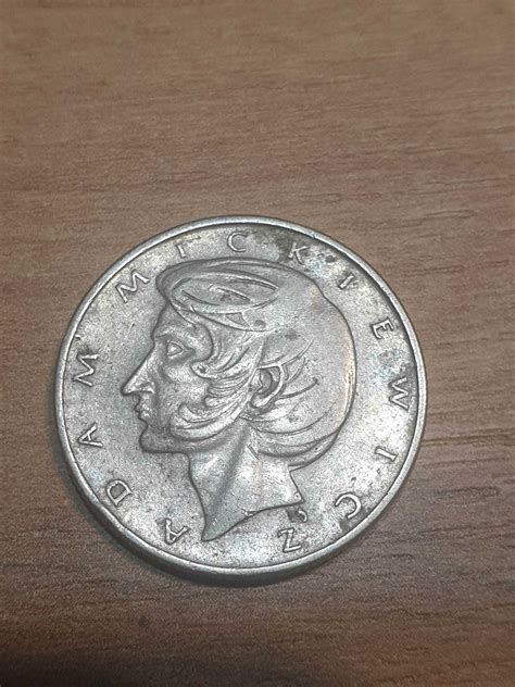 10 złotych wzór 1975 Adam Mickiewicz Moneta ze znakiem mennicy PRL