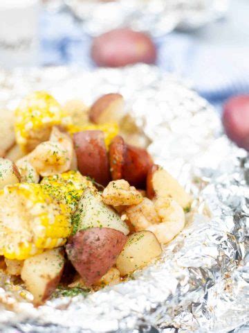 Easy Shrimp Boil Foil Packs Recipe By Pink