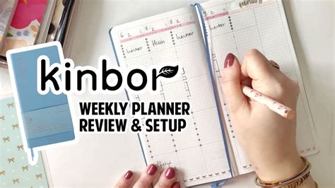 Kinbor Planner First Look Review Setup Hobonichi Dupe Make The