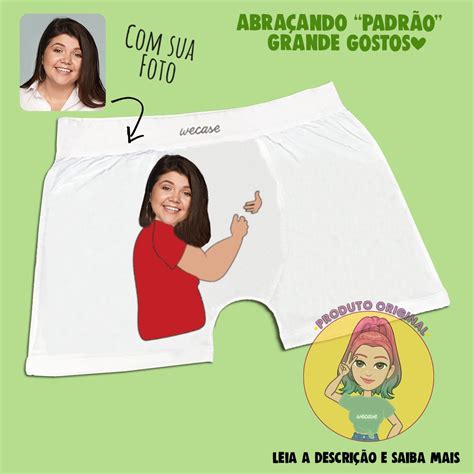 Cueca Personalizada Foto Namorada Ciumenta Plus Wecase Shopee