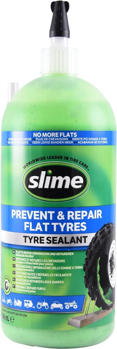 Slime 10031 Flat Tyre Puncture Repair Sealant Prevent And Repair Non Highway