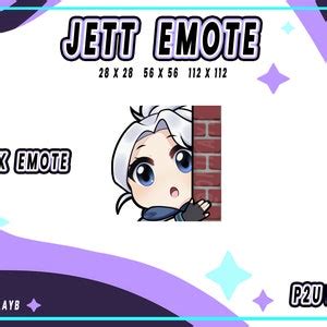 Valorant Jett Lurk Emote For Twitch And Discord Etsy