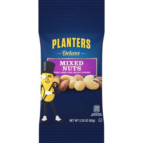 Planters Deluxe Mixed Nuts Oz Tube