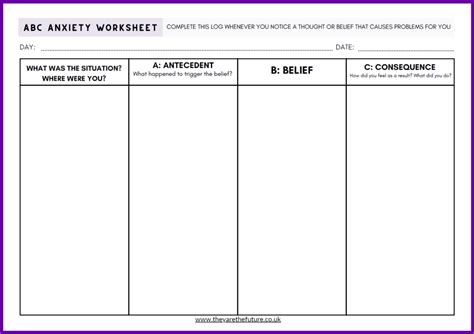 Beck Institute The New “homework” In Cognitive Behavior Therapy Worksheets Library