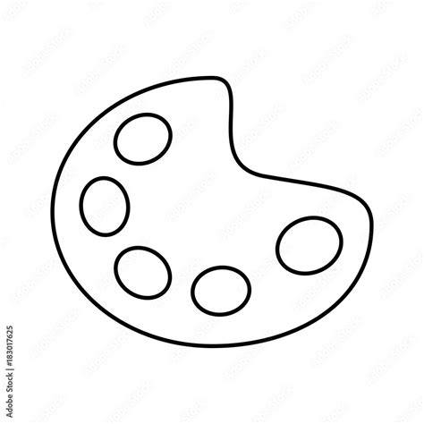 Image Result For Printable Paint Palette Template Free Clip 47 Off