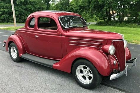 1936 Ford Deluxe Coupe Street Rod With Rumble Seat For Sale Ford