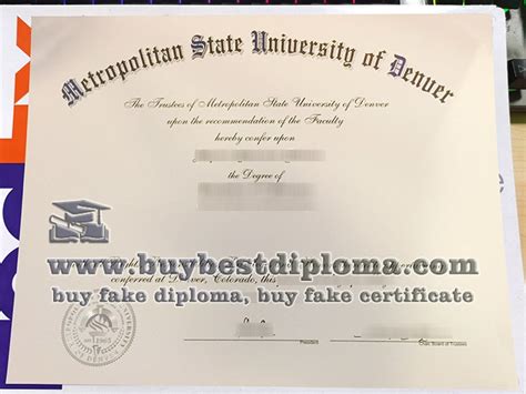 Expert Opinions On Fake Metropolitan State University Of Denver Diploma