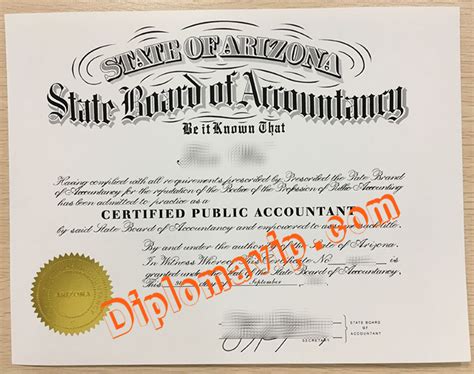 Fake State Of Arizona Cpa Certificate Buy Fake Diploma Fake High