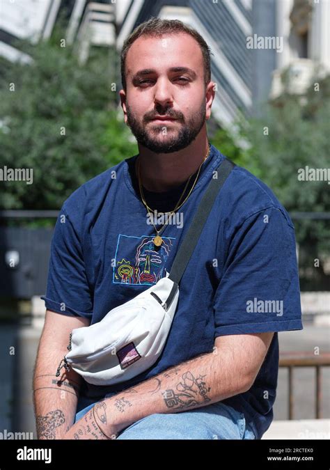 The Singer Zzoilo Poses During The Portrait Session In Madrid July 15