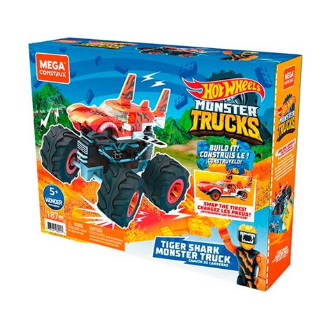 Hot Wheels Mega Construx Monster Truck Tiger Shark
