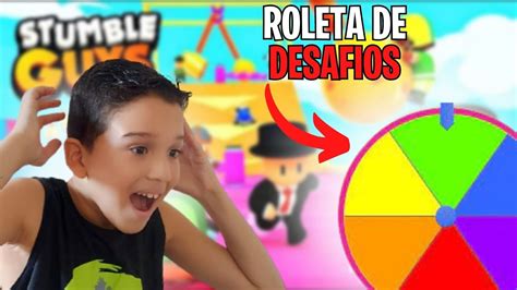 Desafio Da Roleta No Stumble Guys Youtube