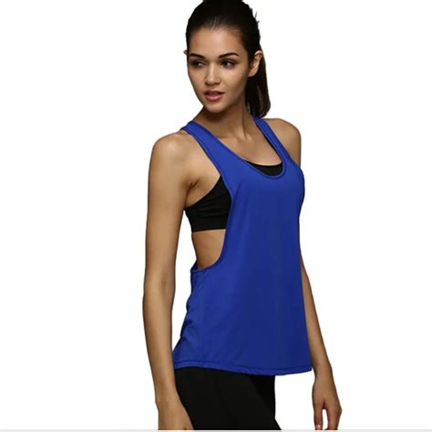 Summer Sexy Fitness Clothes Women Tank Tops Loose Workout Sleeveless