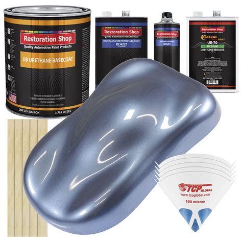 Sonic Blue Metallic Gallon URETHANE BASECOAT CLEARCOAT Car Auto Paint ...