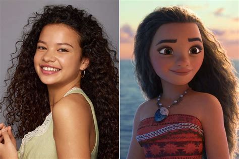 See The Moana Live Action Cast Side By Side With Animated Characters