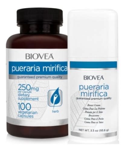 Pueraria Mirifica Caps Creme Aumento De Seios Biovea Frete Gr Tis