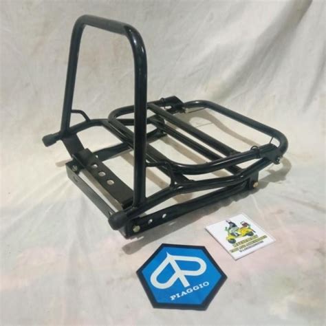 Jual Backrack Madrid Hitam Vespa Super Sprint Px Excel Spartan