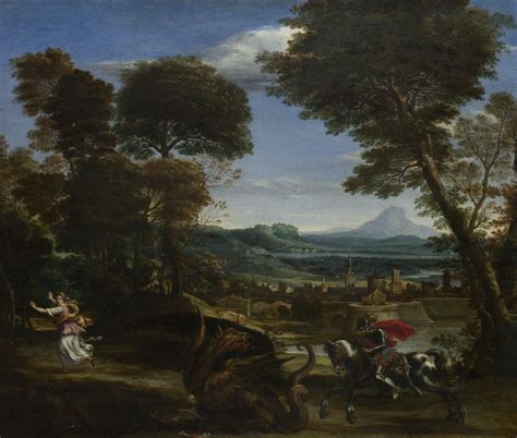 Domenichino Saint George Killing The Dragon