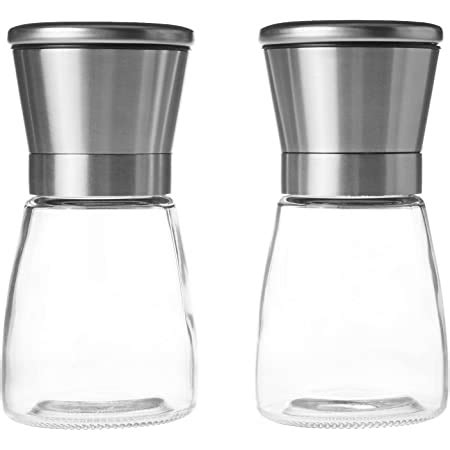 Amazon Home Ec Premium Stainless Steel Salt And Pepper Grinder Set