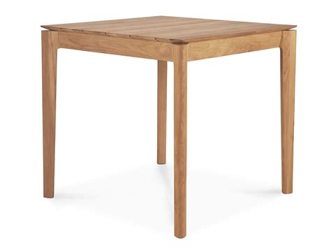 TEAK BOK Square Teak Garden Table By Ethnicraft Design Alain Van Havre