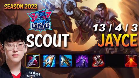 Lng Scout Jayce Vs Gangplank Mid Patch Kr Ranked Youtube