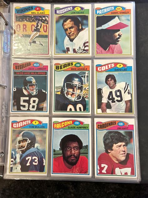 1977 Topps Football Card Complete Set 1 528 W Steve Largent Rc Walter