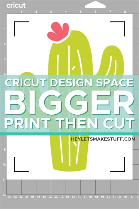 New Larger Cricut Print then Cut Size and How to Use It! - Hey, Let's ...