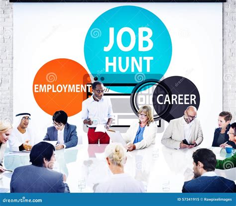 Concept De Job Hunt Employment Career Recruitment Hiring Image Stock